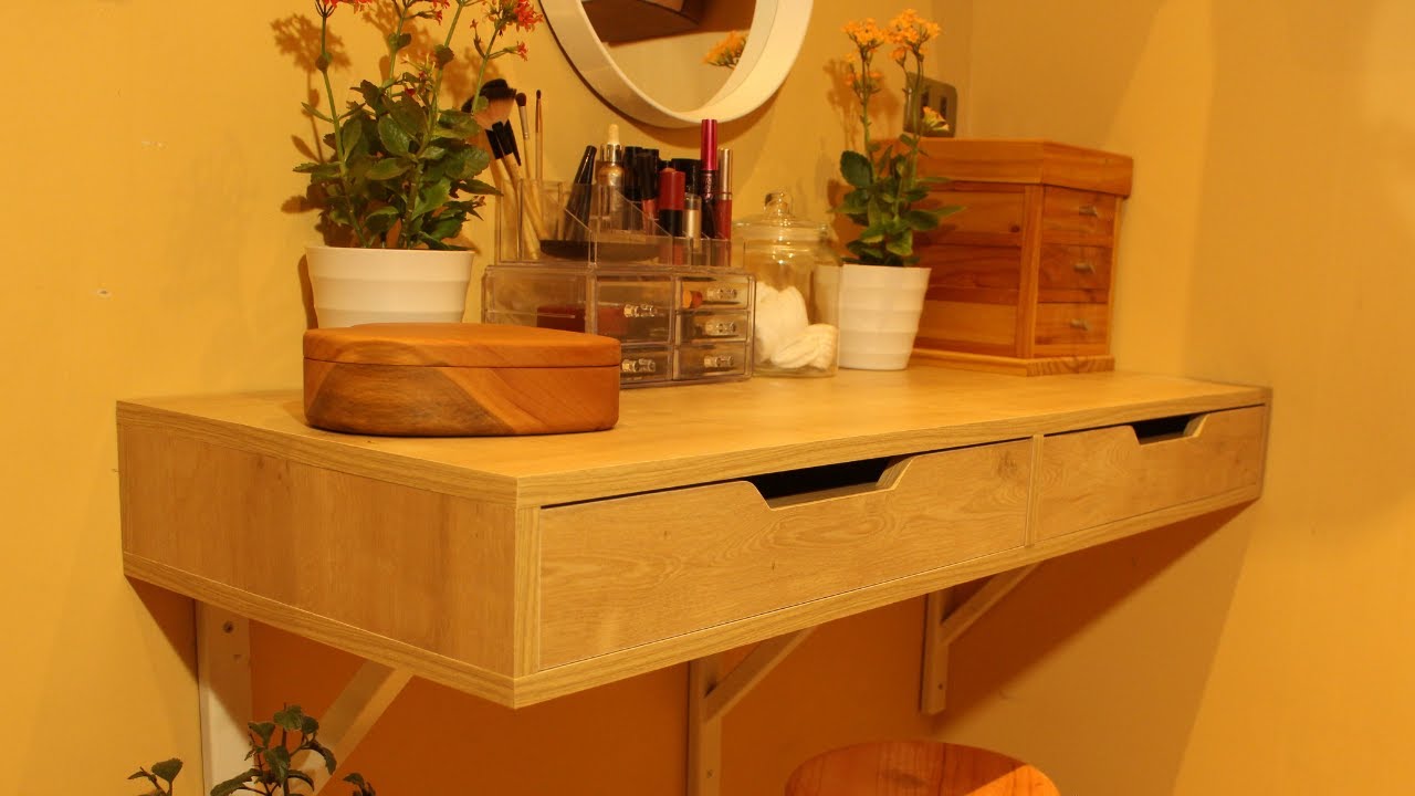 Como HACER un Mueble TOCADOR de MELAMINA