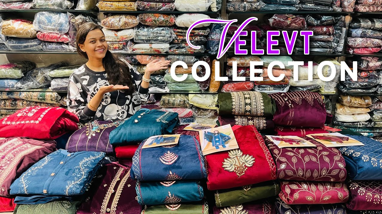 Velvet Magic Unveiled! Discover Our Stunning New Ladies' Ready-Made Collection Party Premium Wear