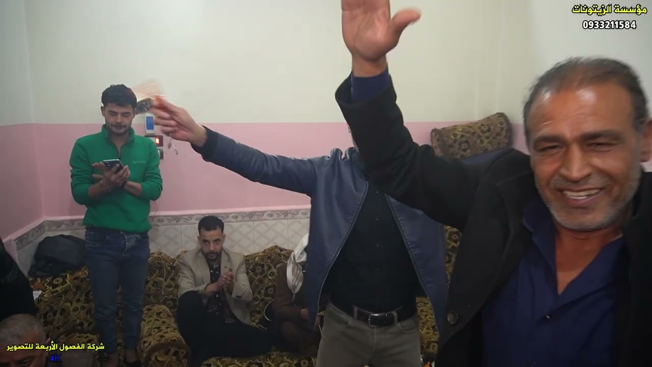 من افراح بيت ابوالفوز العريس احمد  من مضافة ابو مصعب صوت الزيتونات part 2