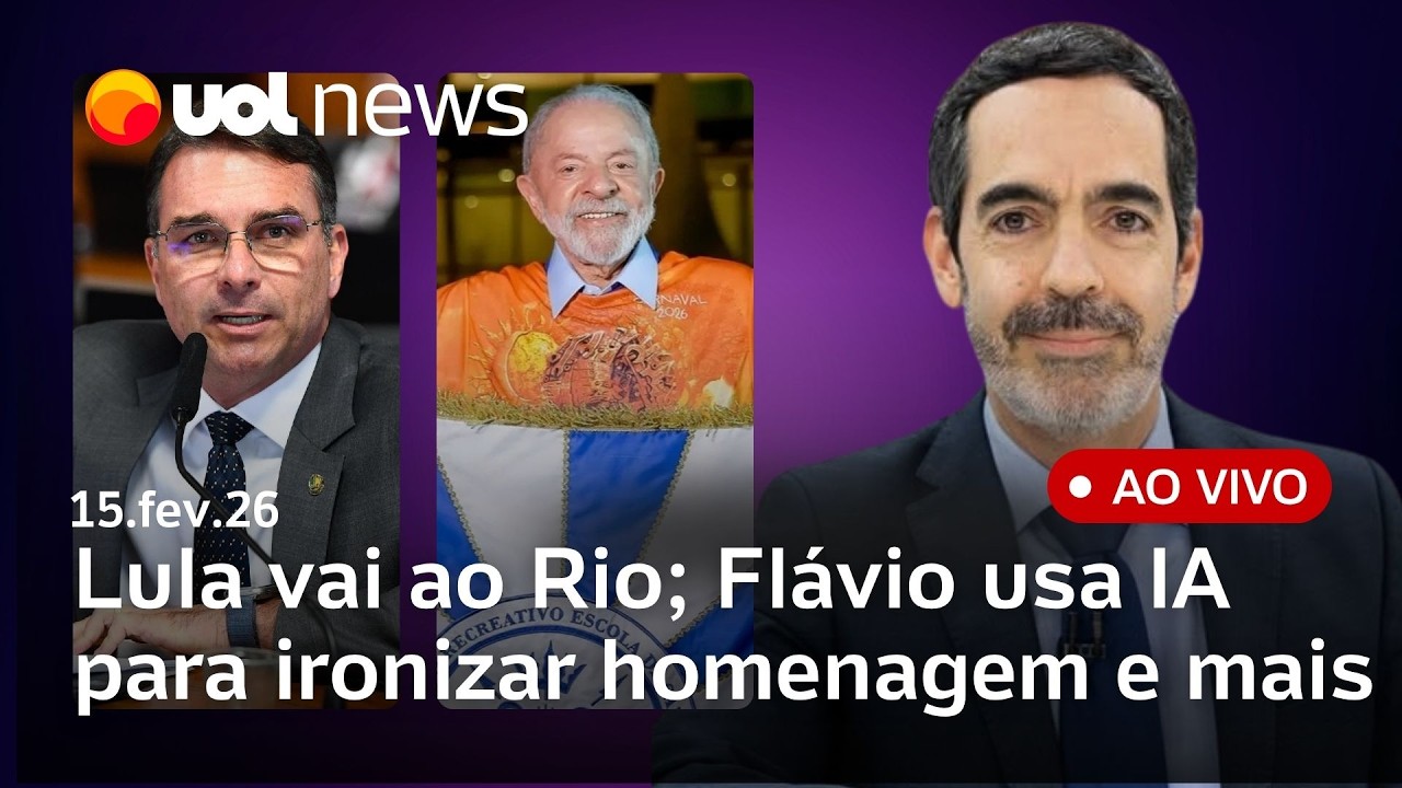 Lula vai ao RJ para ver sua homenagem sob alerta do TSE; Flávio critica presidente em samba-enredo +