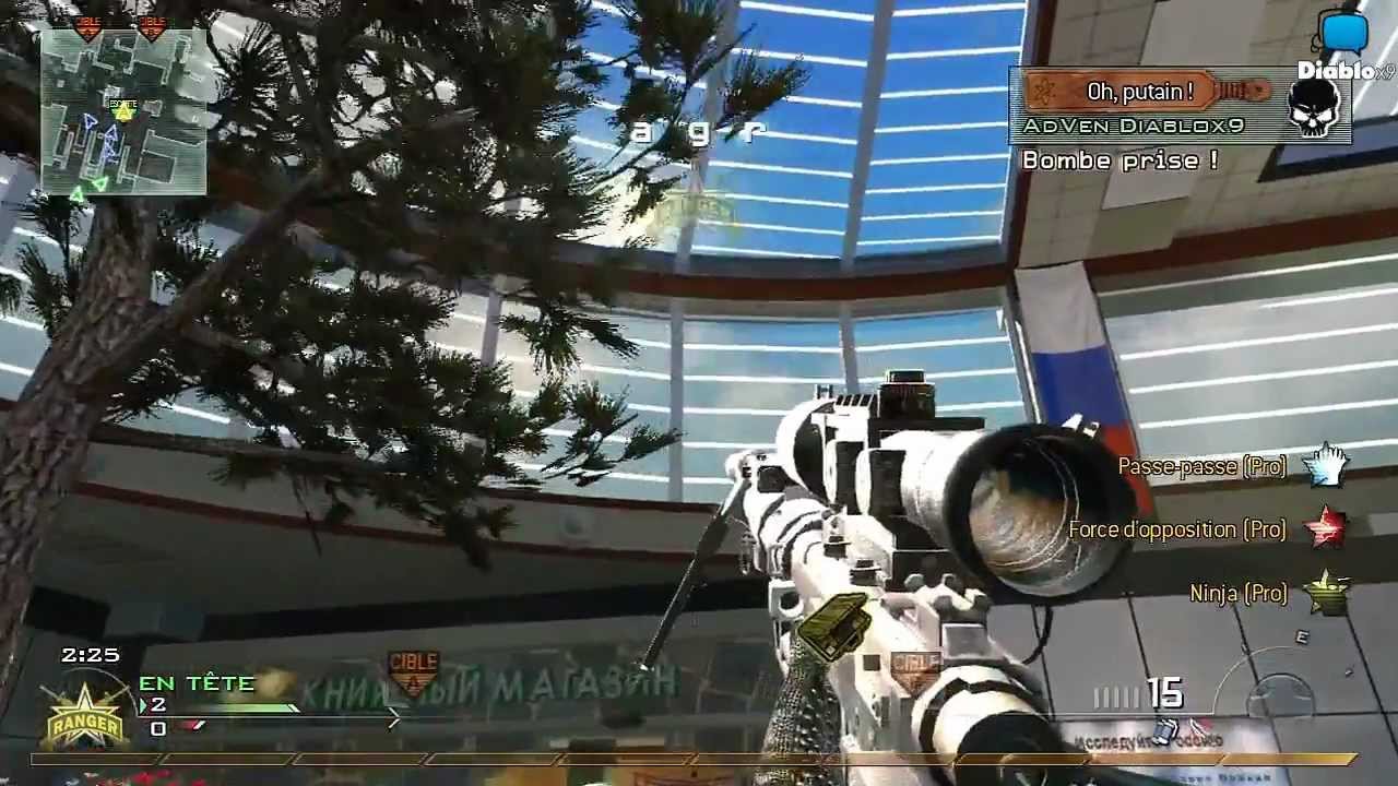 Partie sur MW2 en live avec les AdVen - A l'ancienne !