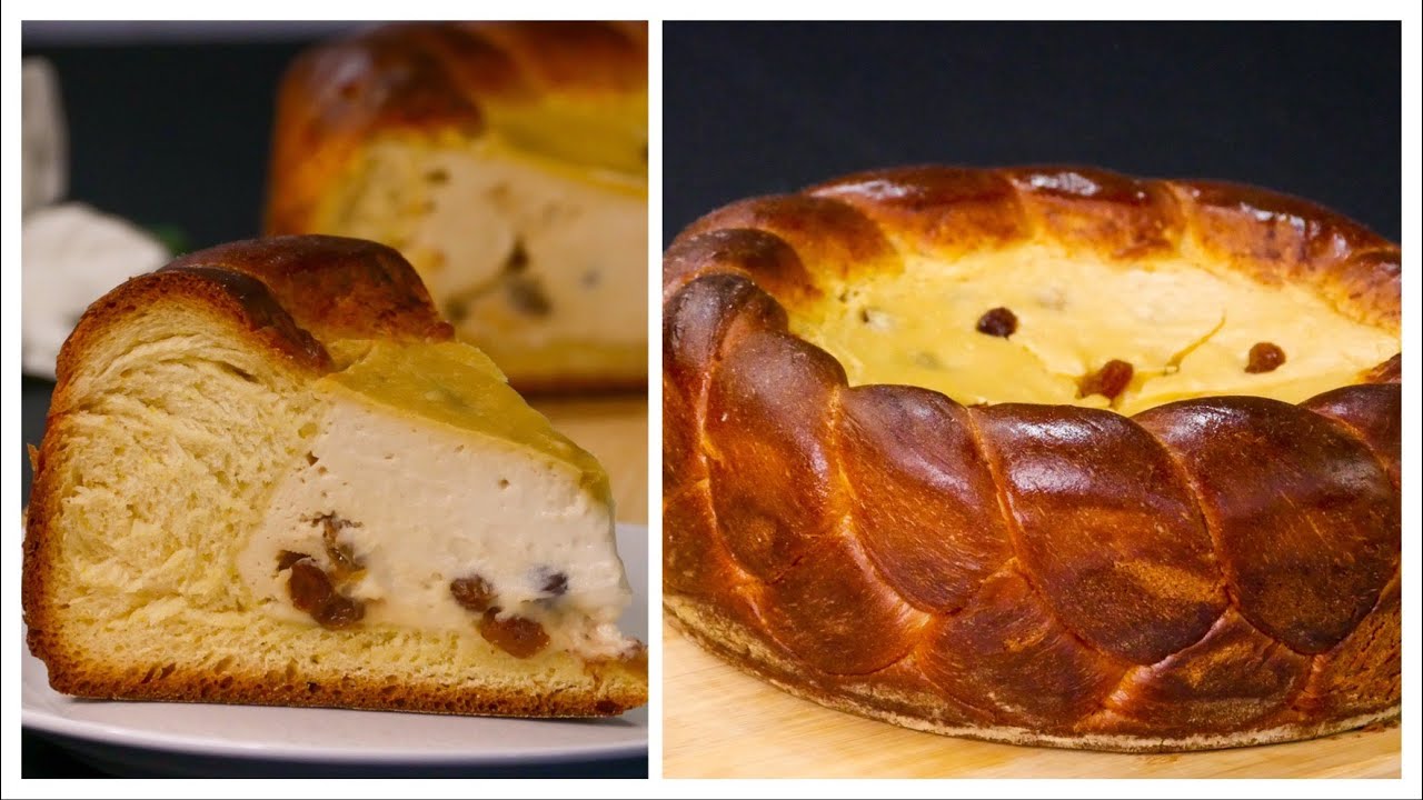 Веганская бриошь со сливочным сыром/Лучшая веганская Пасха (для Великого поста)