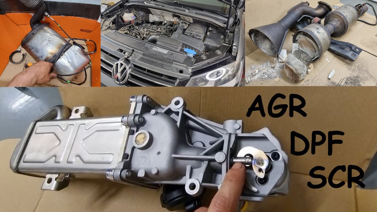 AGR wechseln VW Sharan 7N 2.0TDI Kühlmittelverlust -DPF reinigen SCR Kat gebrochen | Audi Seat Skoda