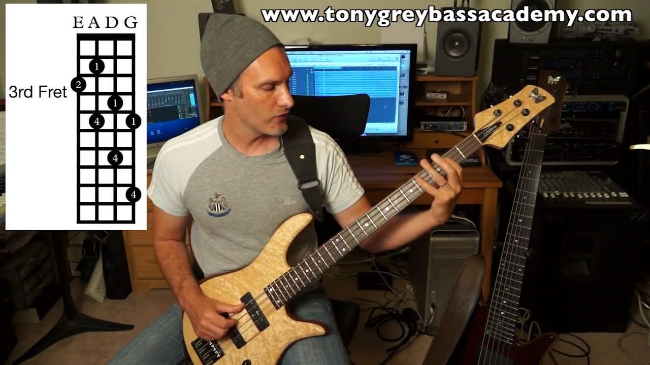 Major 7 Chord Tones and Tensions Free Bass Lesson 3