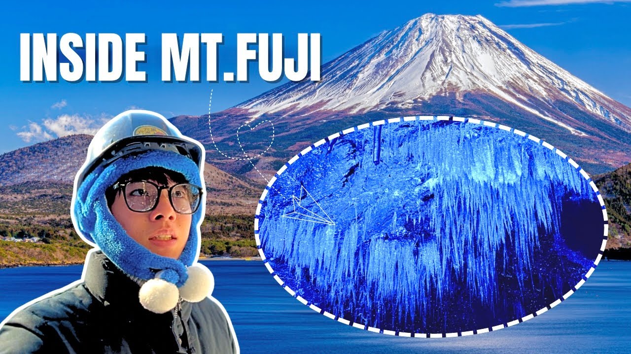 Как добраться до прекрасной ледяной пещеры на горе Фудзи | Van Life Japan