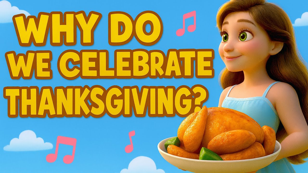 Why Do We Celebrate Thanksgiving?  | Nursery Rhymes & Kids Songs