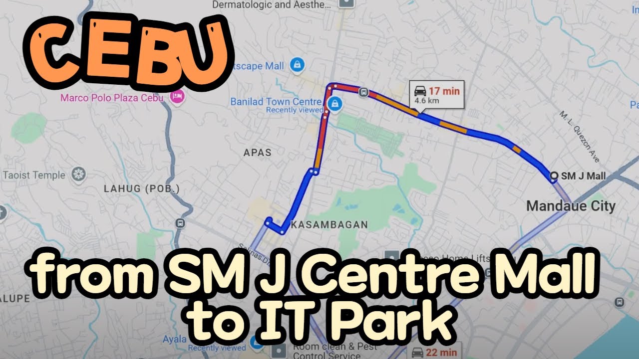 From Shopping to Skylines Driving from SM J Centre Mall to Cebu IT Park Through Cebu’s street!!