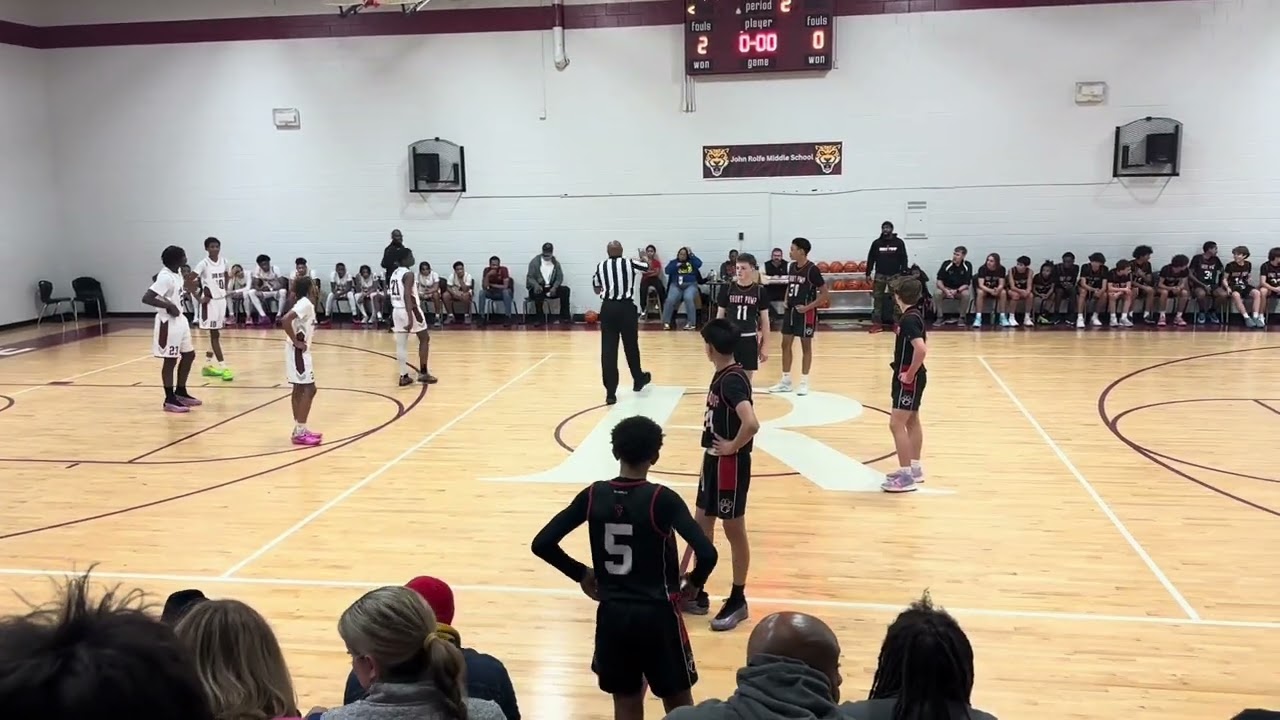 Short Pump Middle Vs John Rolfe Middle (Semi-Finals) - 1/14/25 - Full Game At Rolfe