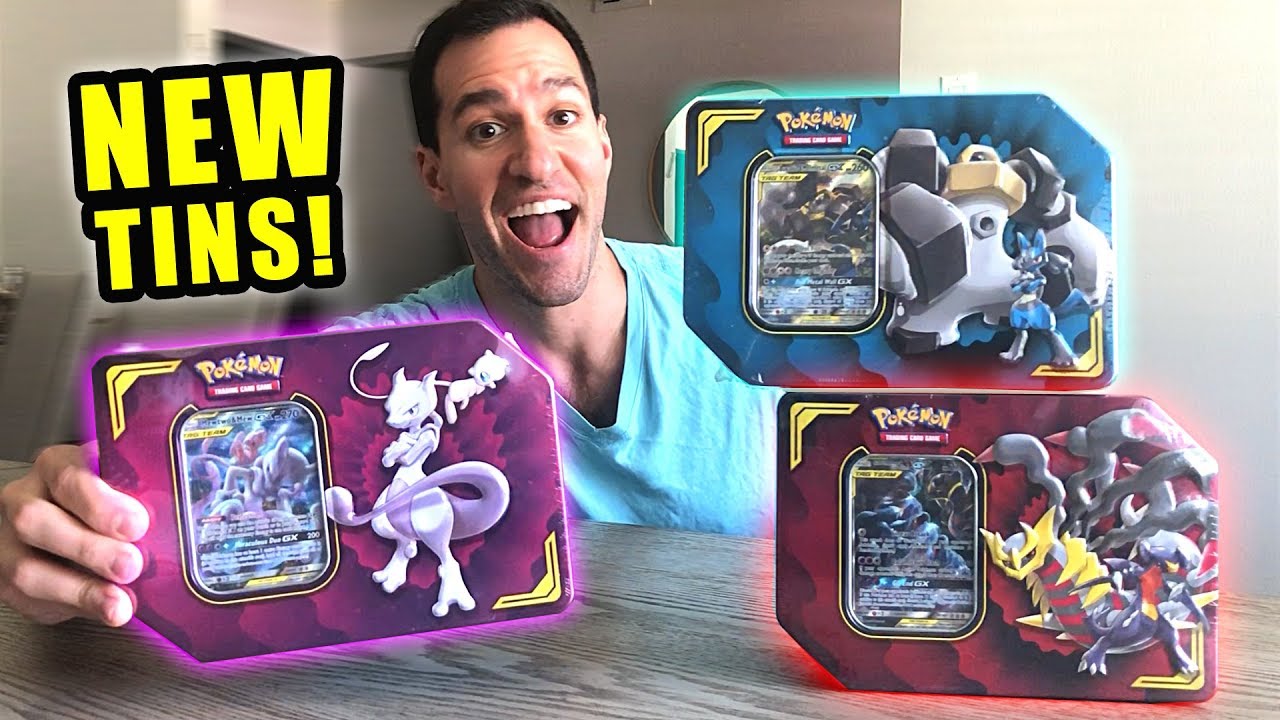 *В МАГАЗИНАХ ПОЯВИЛИСЬ НОВЫЕ ЖЕСТЯНЫЕ УПАКОВКИ С КАРТОЧКАМИ ПОКЕМОН!* Открываем ВСЕ 3 ЖЕСТЯНЫЕ УП...