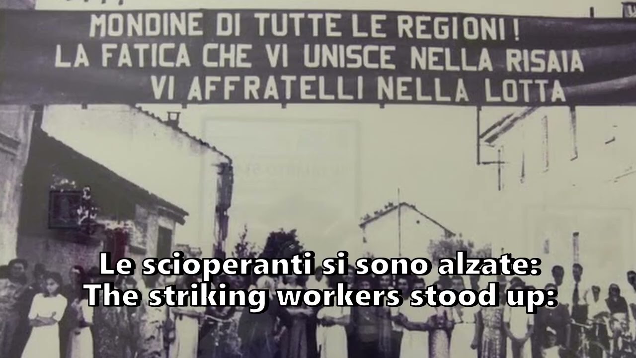 Rice Weeders Against The Cavalry - Italian Socialist Song (Sub ENG) - Mondine Contro la Cavalleria