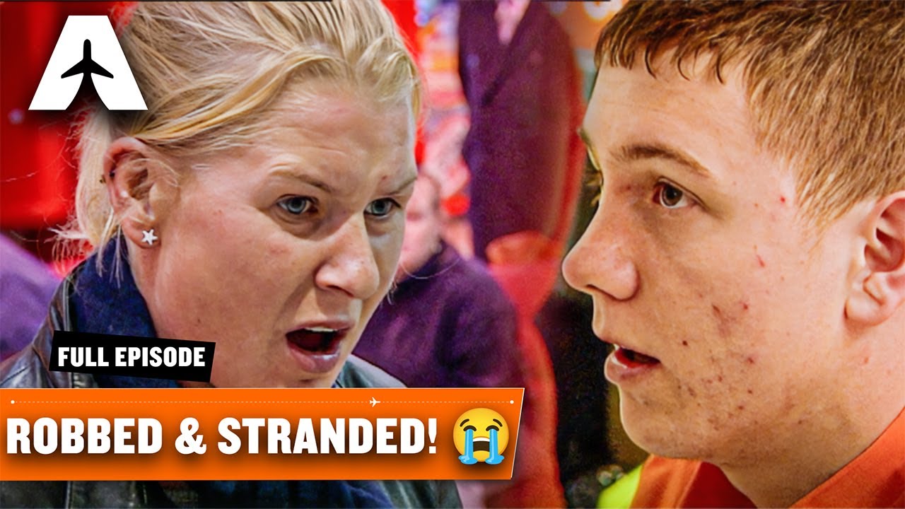 ROBBED IN SPAIN & MISSED FLIGHT! 😭 Airline UK S05 Ep.08
