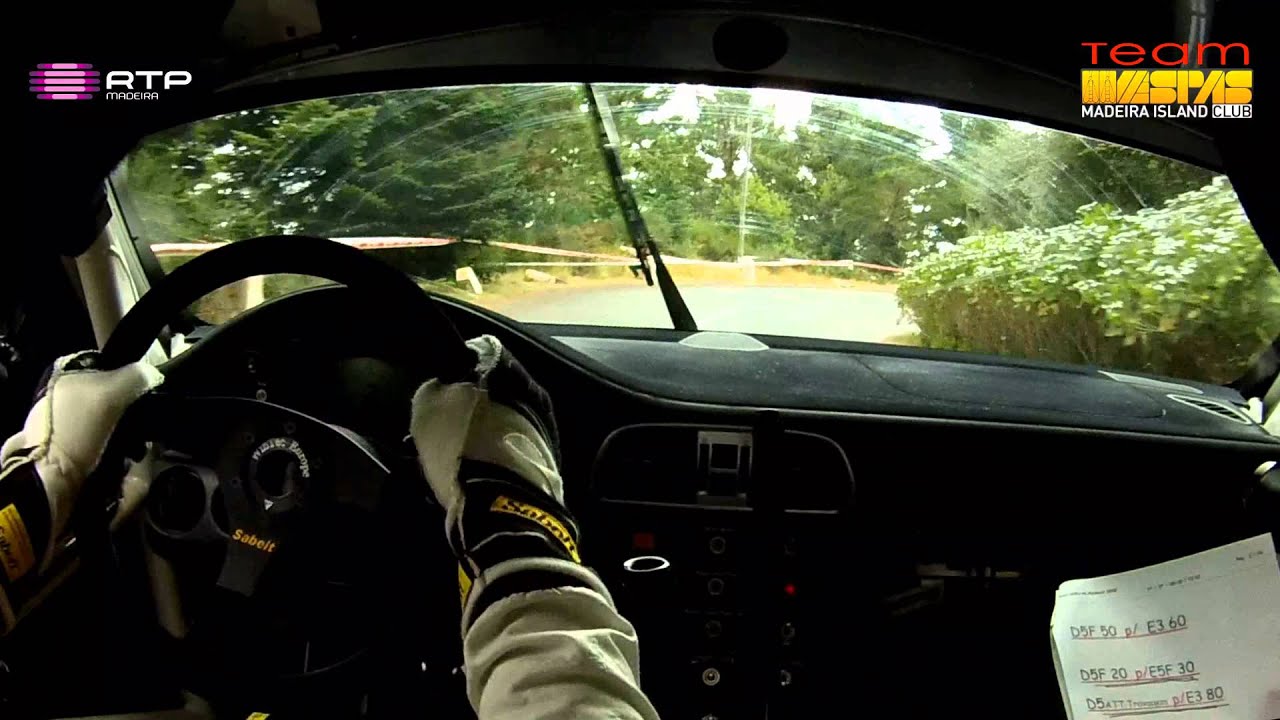 Onboard Alexandre Camacho - Pedro Calado Porsche 997 GT3 Rali Vinho Madeira 2014 Pec 7