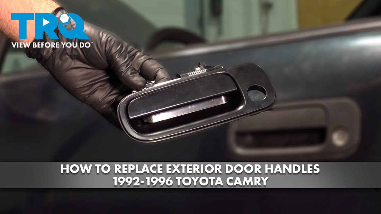 How to Replace Exterior Door Handles 1992-1996 Toyota Camry