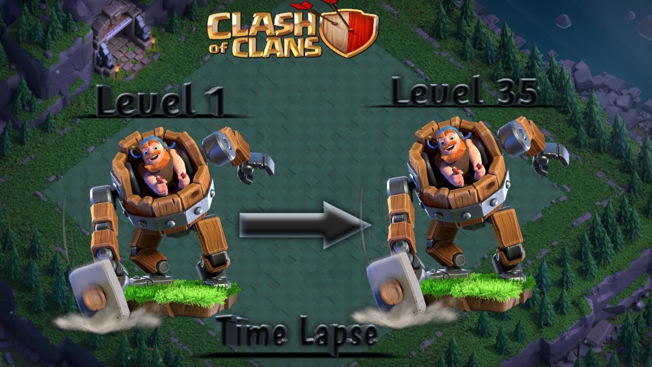 Battle Machine Level 1 To Level 35 Time Lapse