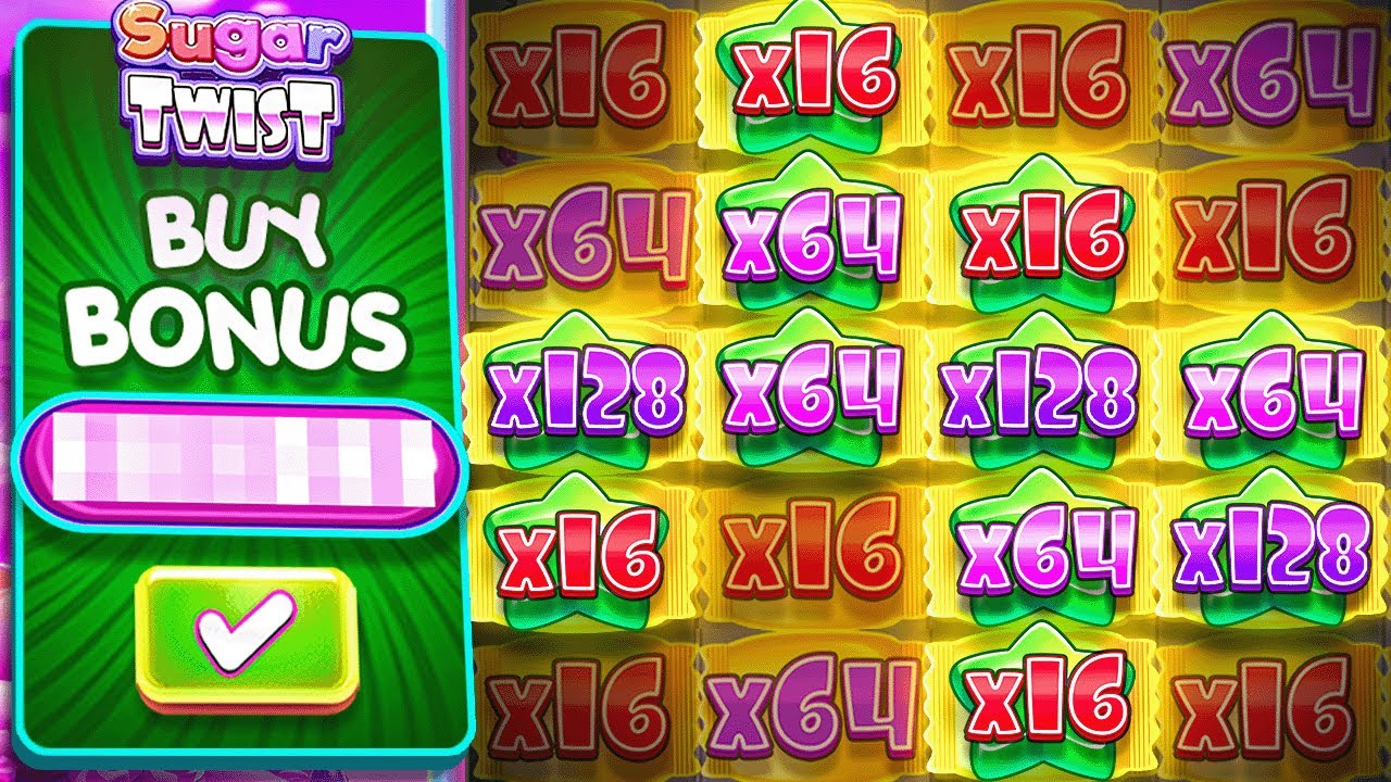 Sugar Twist BONUS BUYS until I hit the max multiplier... it hit huge