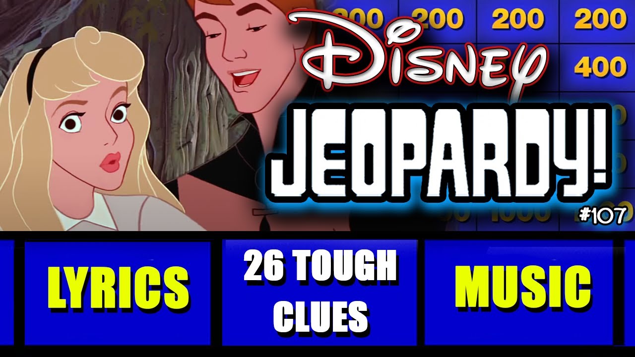 Disney Jeopardy Quiz • 26 Clue Game • Test your Knowledge