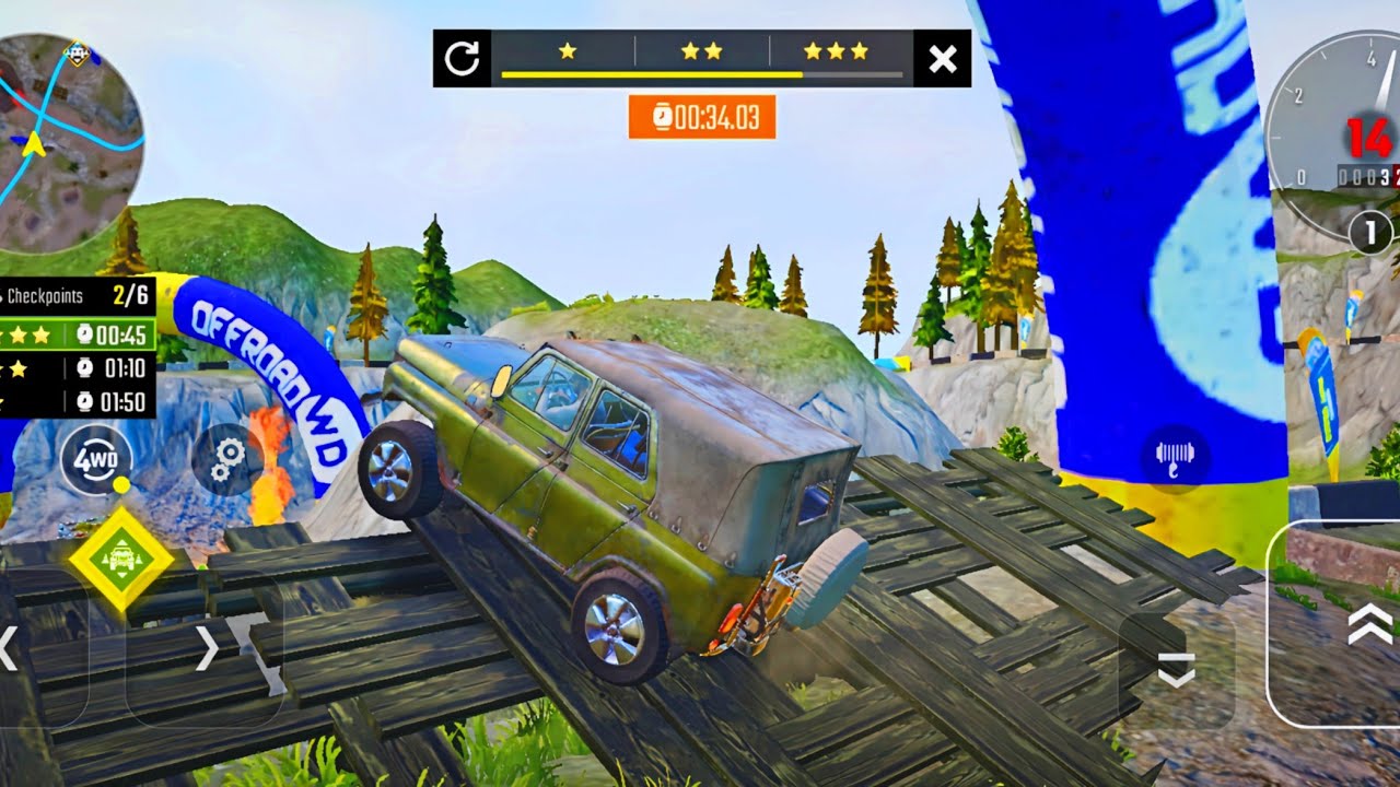 4x4 jeep offroad gameplay | jeep offroad driving simulator