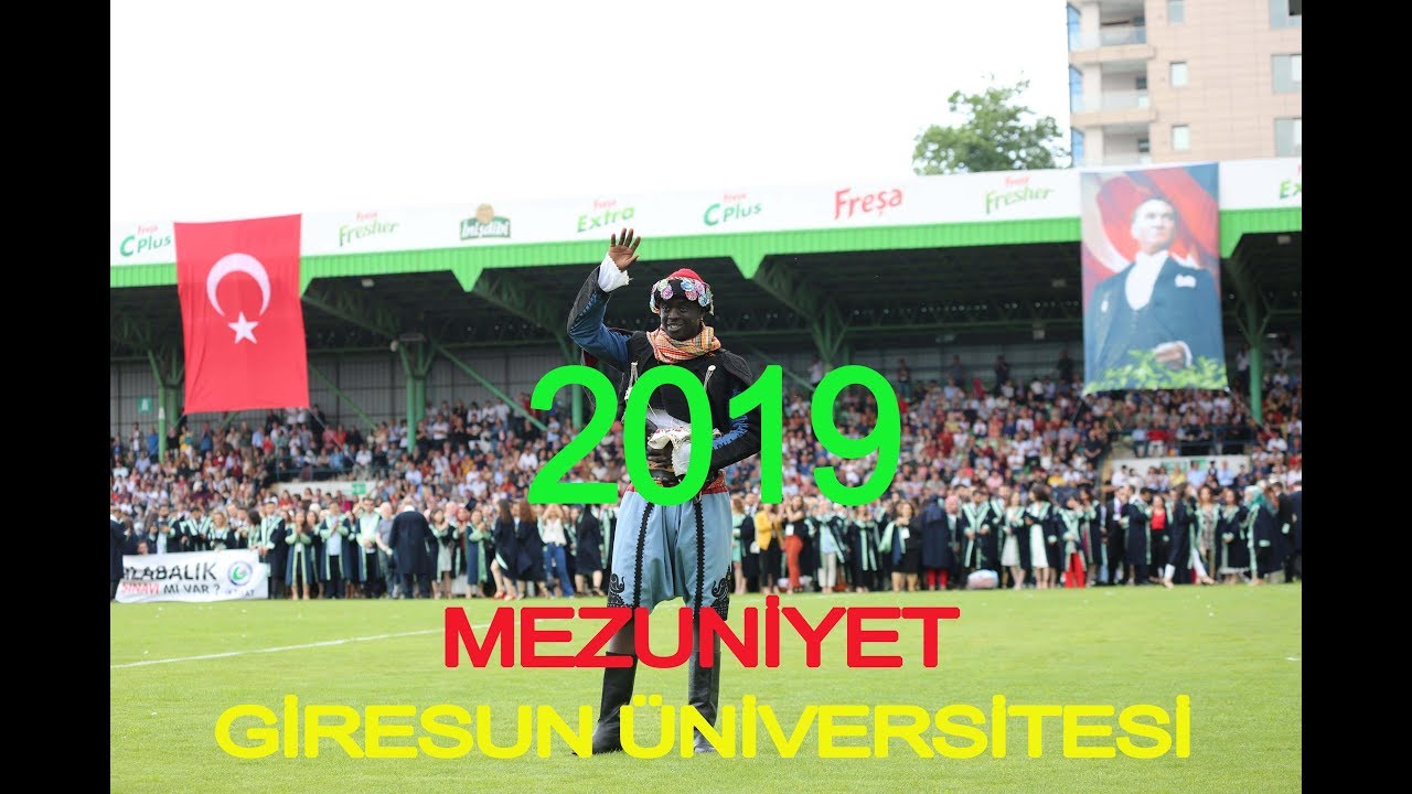Giresun Üniversitesi Mezuniyet Töreni 2019 Part 2