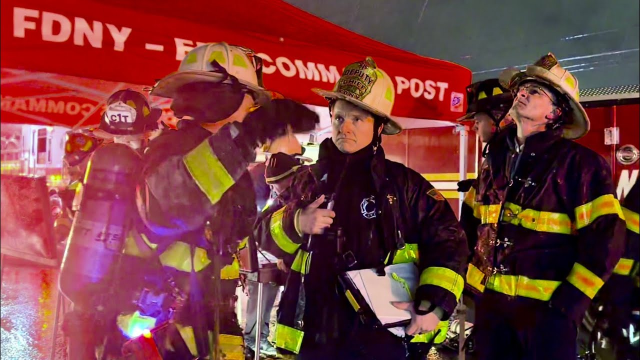 FDNY Bronx 4th Alarm Box 3607 Fire Throughout 7 Taxpayers Aggressive Attack 