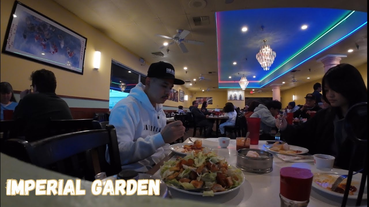 Having lunch at a popular Chinese restaurant in Fresno 