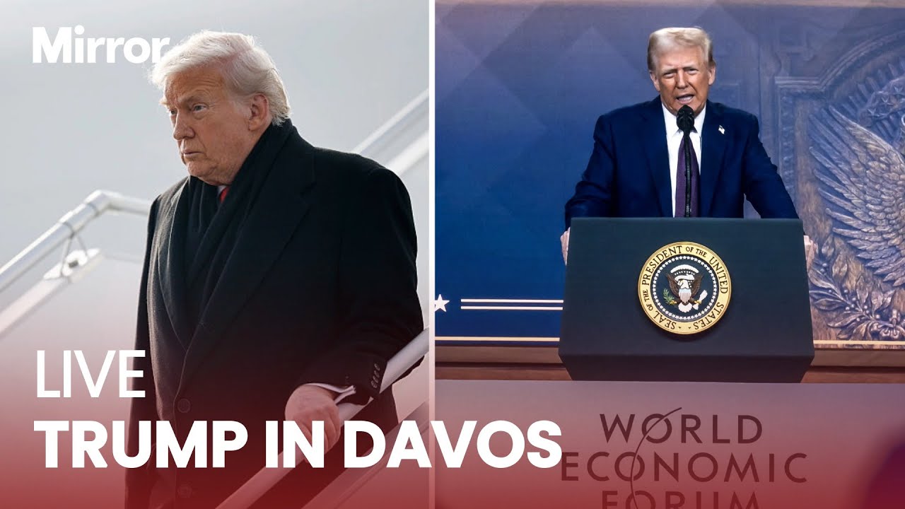 DAVOS LIVE: Trump set to speak at Davos after claiming he'll '