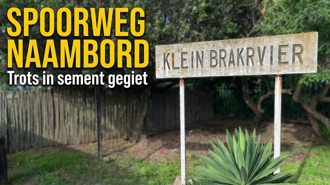 Spoorweg Naambord