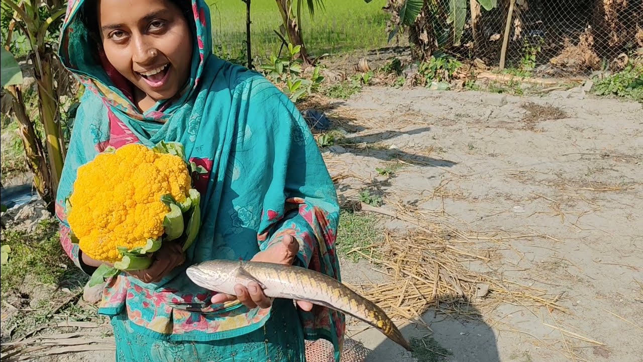 হলুদ ফুলকপি দেখে অবাক নুরজাহান 😱