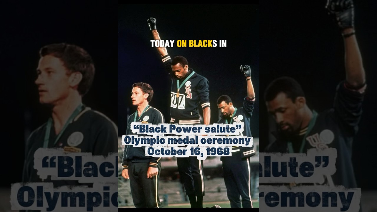BLACK power salute at 1968 Olympics