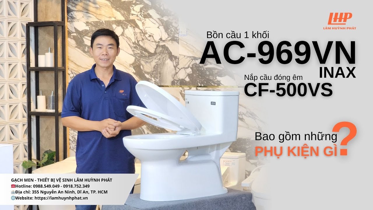 LHP | BỒN CẦU 1 KHỐI AC 969VN VÀ PHỤ KIỆN.