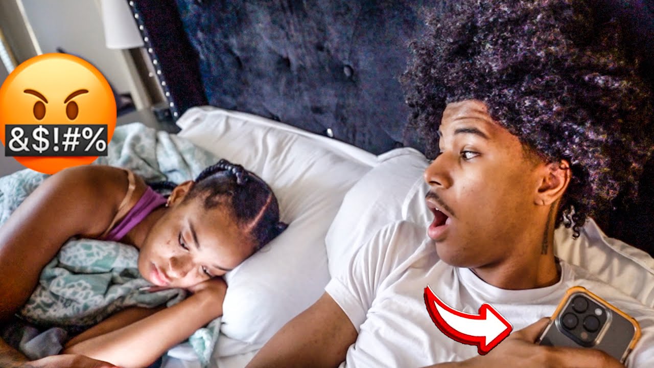 SHE CAUGHT ME TEXTING ANOTHER GIRL …