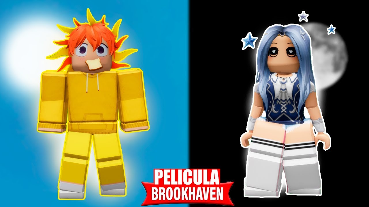 SOL Y LUNA ☀️🌑BROOKHAVEN PELICULA ROBLOX ✨ @Pᴀᴜ Nɪᴅʟy