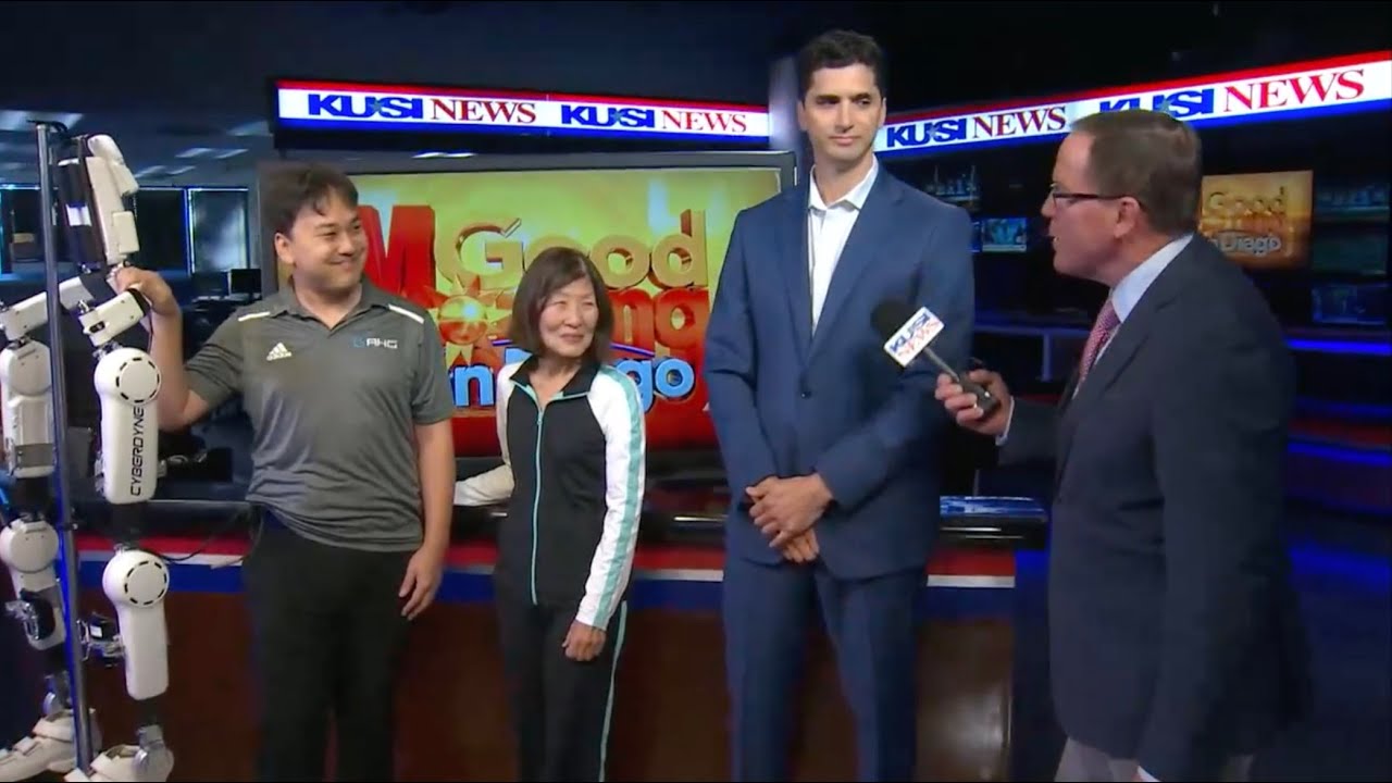HAL (Hybrid Assistive Limb) Robotic Exoskeleton on KUSI 1/7/24