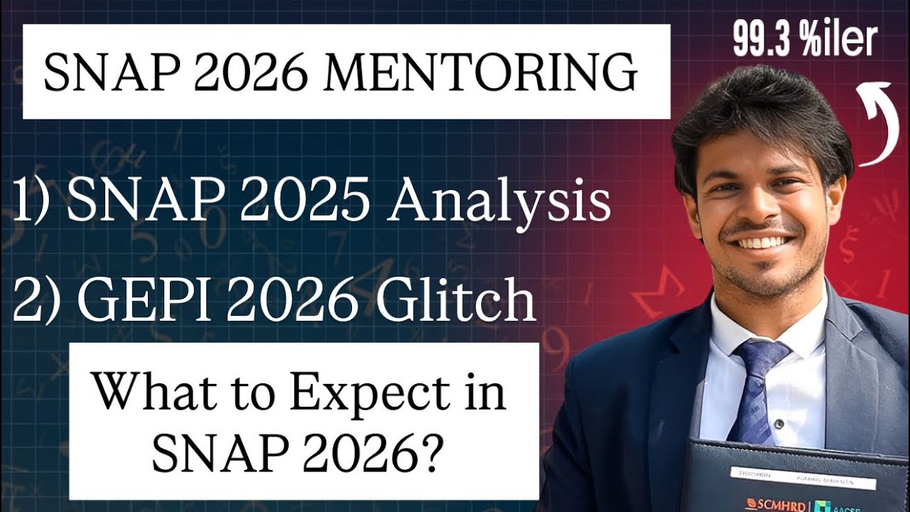 SNAP 2026 Expected Cutoff | SNAP 2025 Glitch | MyExpectations From SNAP 2026 | SNAP 2026 Mentoring |