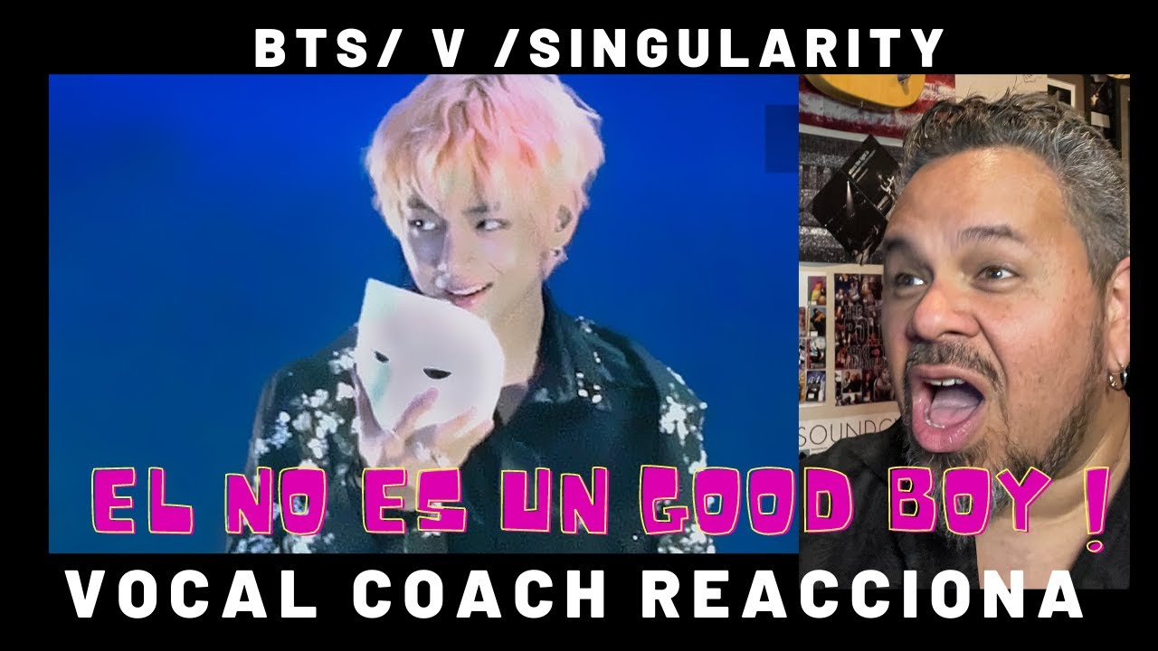 BTS  | V  |  SINGULARITY  | vocal coach reacciona (parte 5)