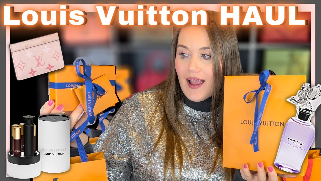 Is LUXURY CHEAPER in Europe?! LOUIS VUITTON haul from Poland | LV Perfume & SLG in Damier Azur!
