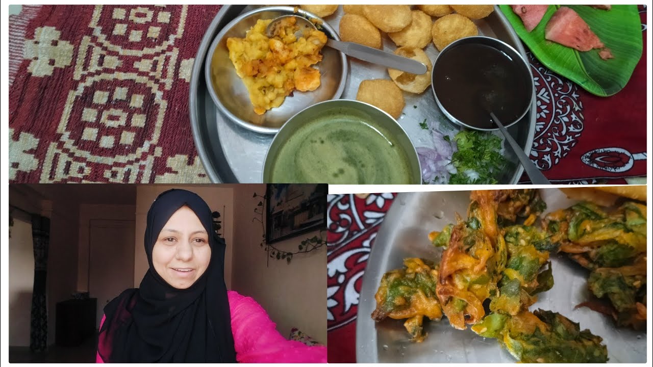 6,7 Roja or mayene kya kya banai iftari me Palak pakode🤔 baccho ki  Eid ki taiyari 