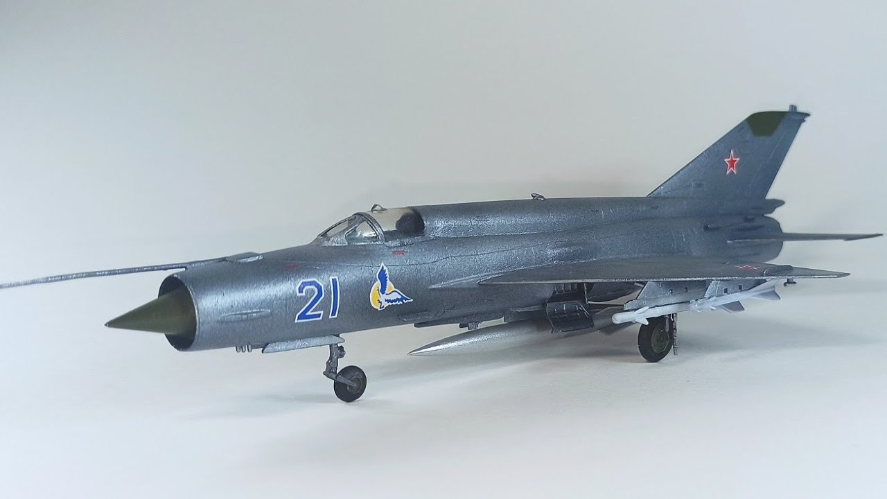 МИГ-21БИС 1/72 звезда сборная модель. MIG-21BIS zvezda 1/72. ENG sub