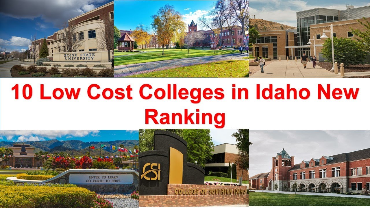 Top 10 LOW COST COLLEGES IN IDAHO  New Ranking | Cheap University