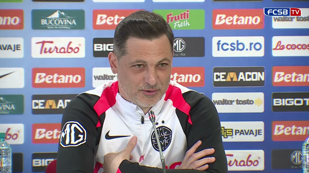 Conferință de presă Mirel Rădoi înainte de FCSB - UTA Arad!
