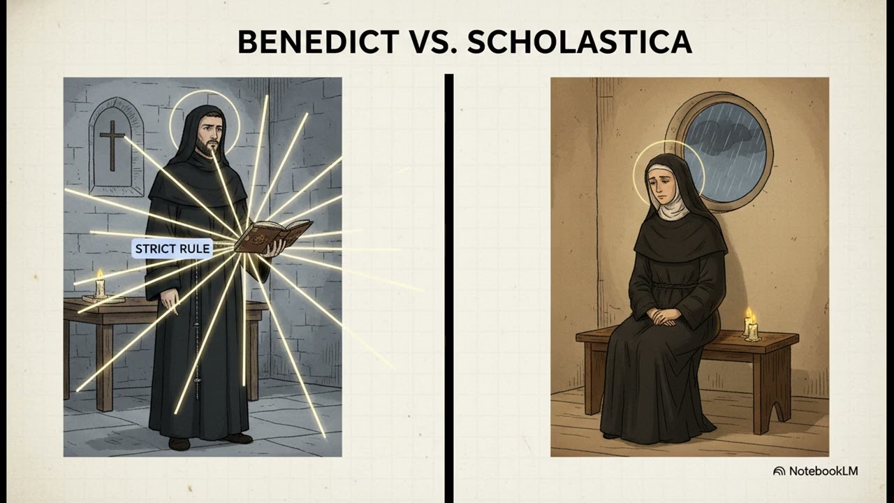Saint Scholastica : Prayer that it rain
