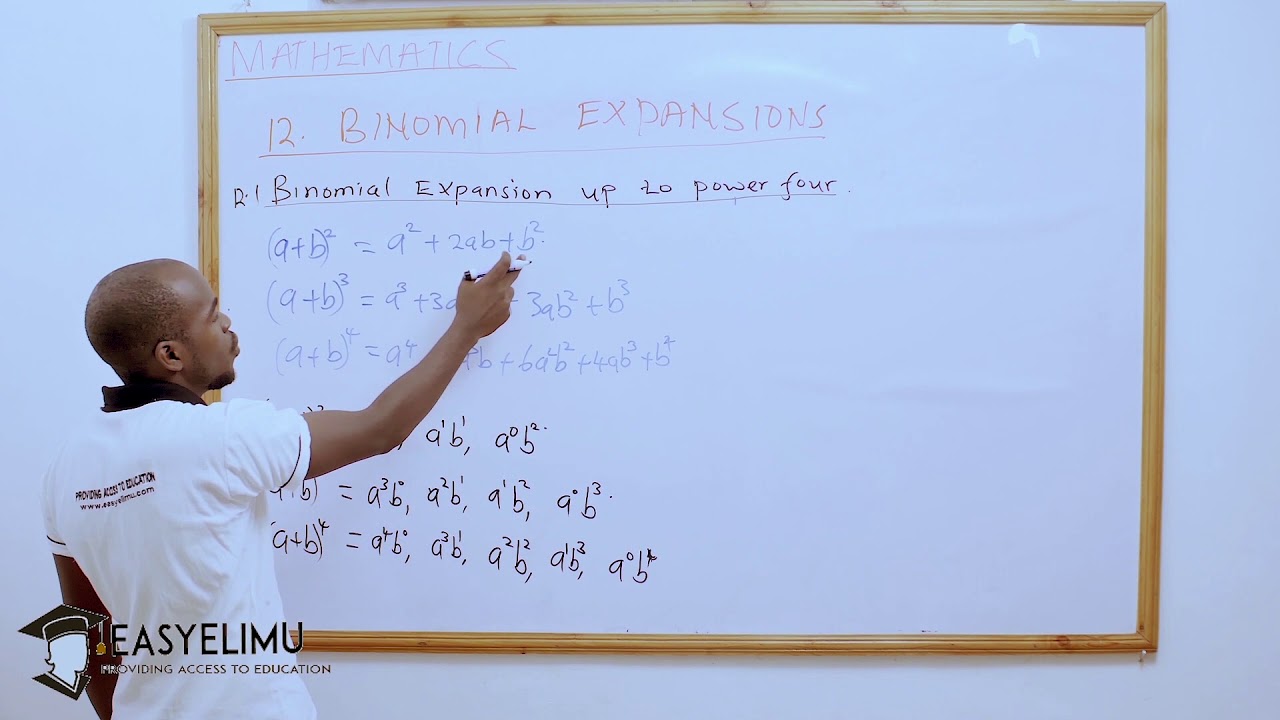 Binomial Expansions - Form 3 Mathematics EasyElimu