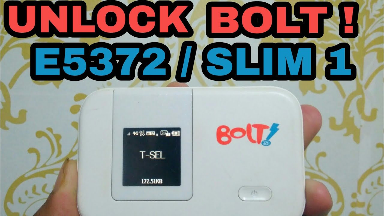 Cara Unlock Modem Bolt E5372 agar bisa digunakan Untuk All Operator