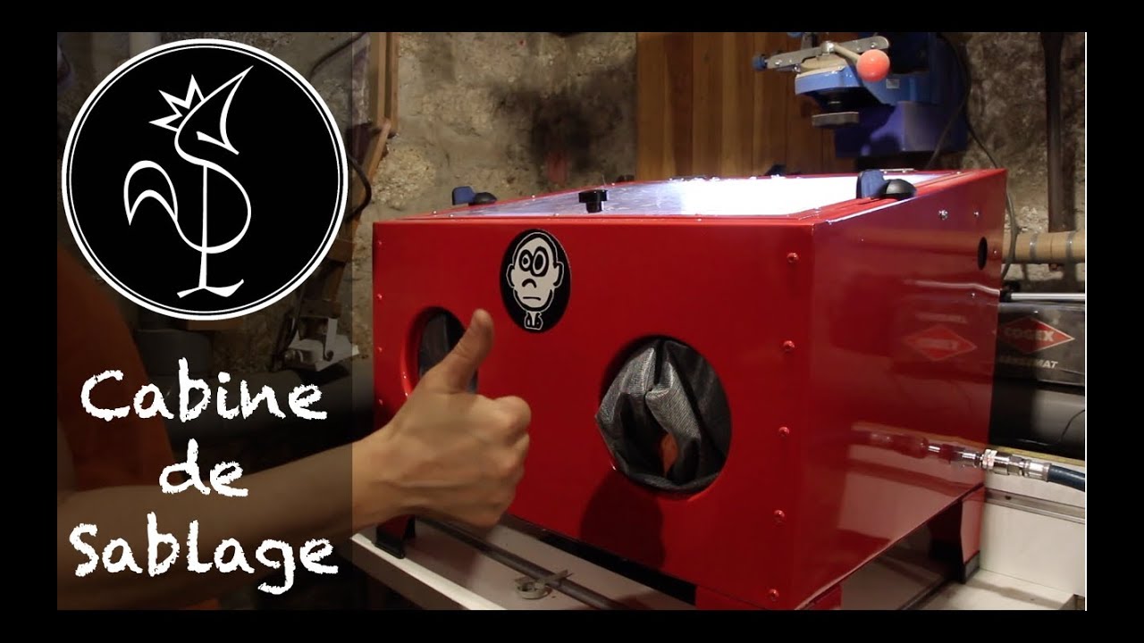 Montage et essai d'une cabine de sablage de 90 litres