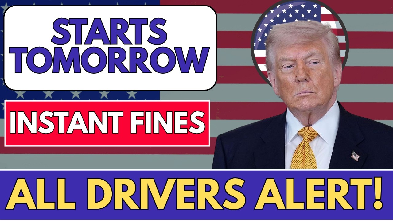 URGENT USA: New Traffic Laws Start TOMORROW ⚠️ Drivers Warned of Instant Fines & Penalties