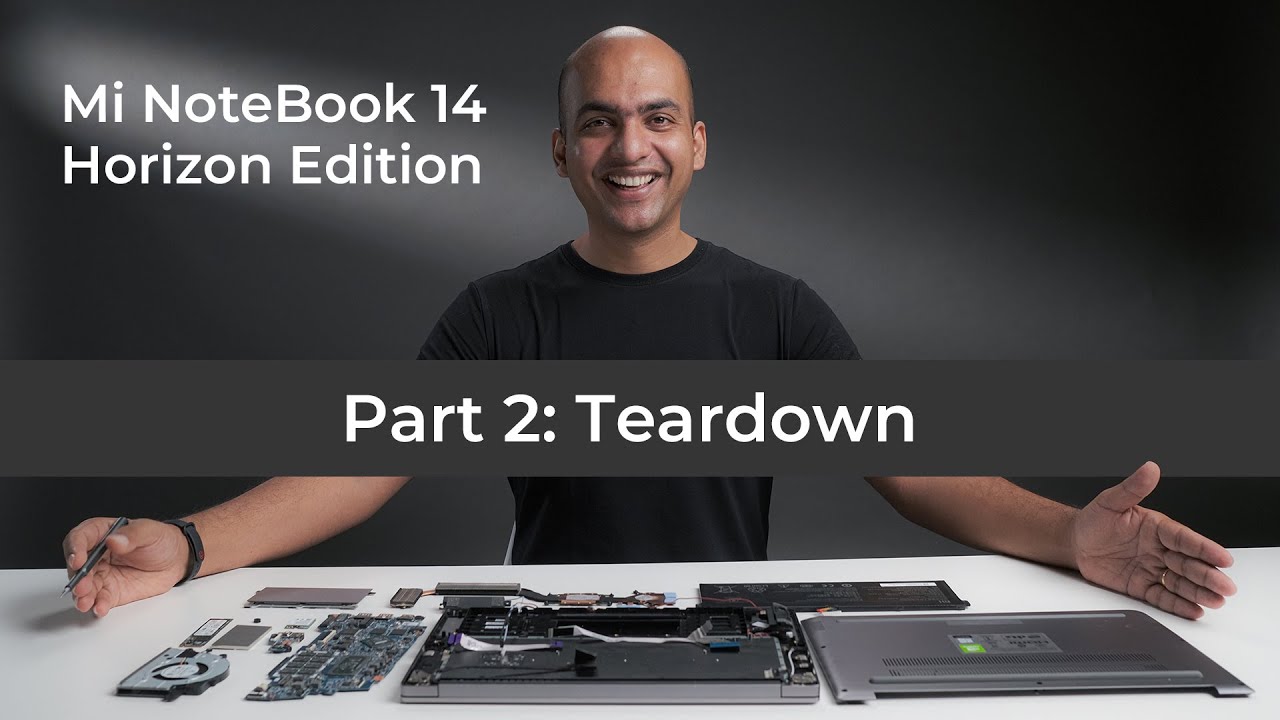 Teardown | #MiNoteBook14 Horizon Edition