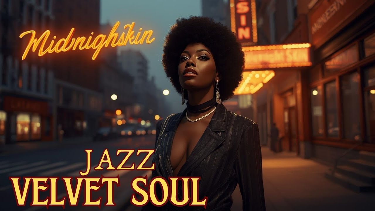 Midnight Skin – Jazz Soul Woman | An Ode to Black Beauty and Inner Strength