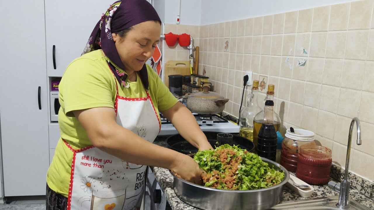 Songülümün Ellerinden _Yandım Çavuş Ayranı Ve Yanında Kısır Yöresel Tarif 🤩
