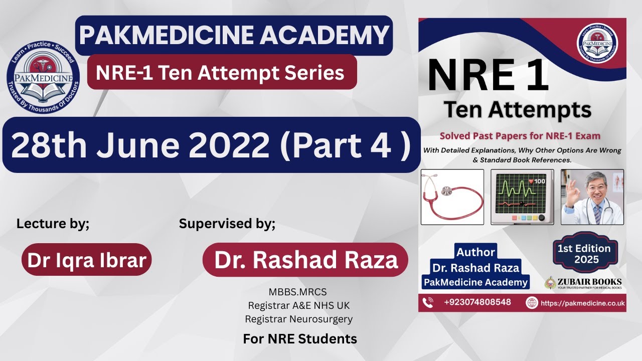 📘 NRE-1 Ten Attempts Book Lecture | 28th June 2022 (Part 4 / Last Part)