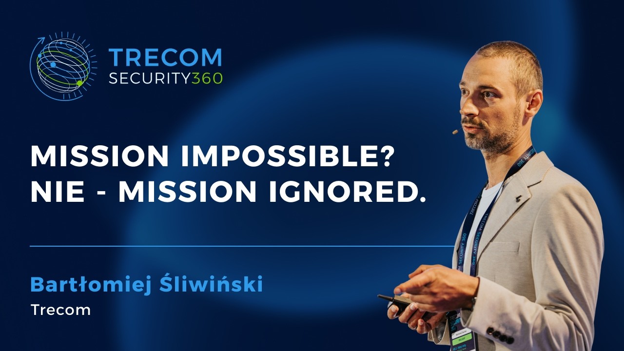 7 grzech&oacute;w cyberbezpieczeństwa, kt&oacute;re popełnia każda firma | Bartłomiej Śliwiński, TS 360 2026