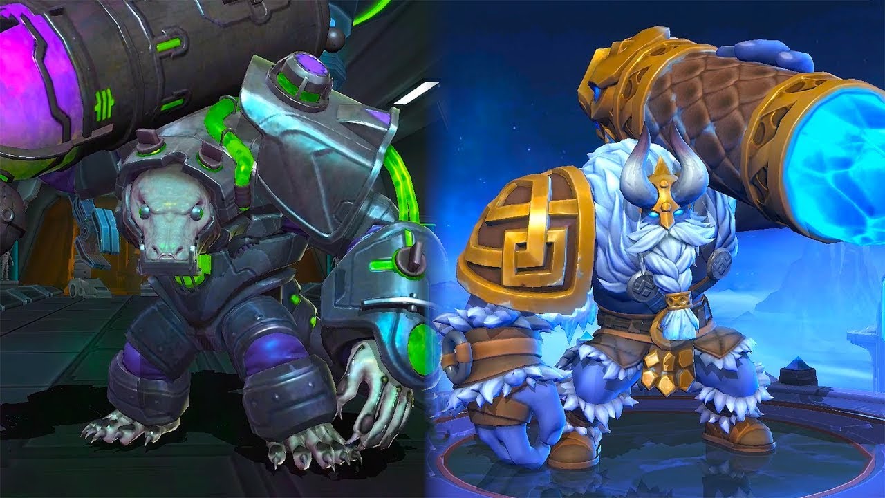 Grock | Iceland Golem Starlight Skin Vs Monitor Lizard VENOM Epic Skin | Mobile Legends